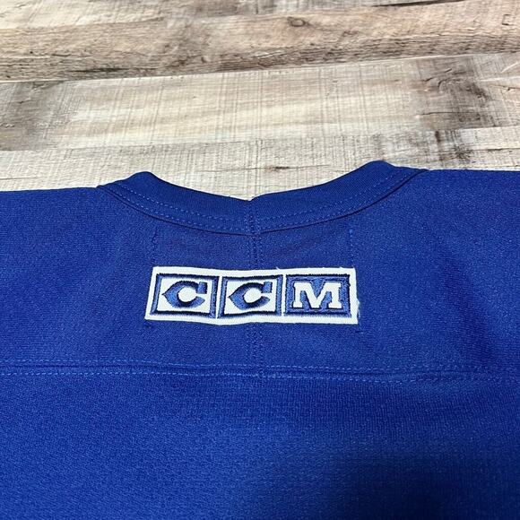 Toronto Maple Leafs Jersey Men's Small Blue Vintage CCM NHL Hockey - Picture 7 of 15